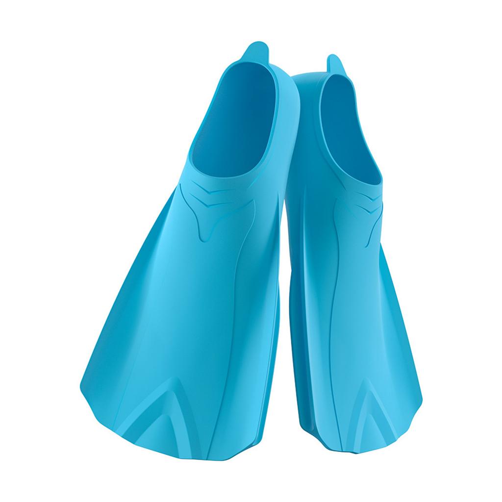 Swim Training Fins Travel Size Flippers Professional Swimming Fins Comfortable Silicone Short Flippers for Women Man