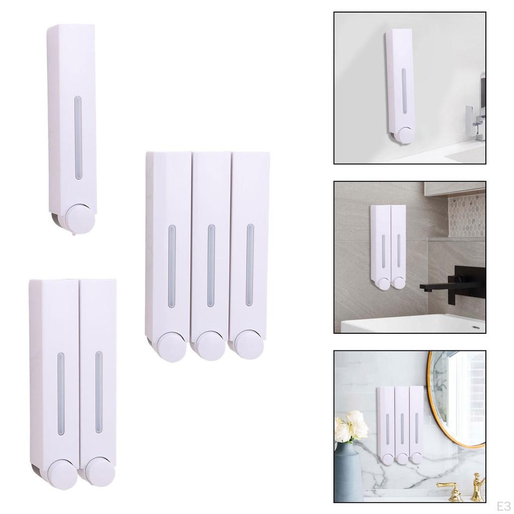 Wall Mounted Soap Dispenser Large Capacity Easy To Use Premium Multifunctional Practical Durability