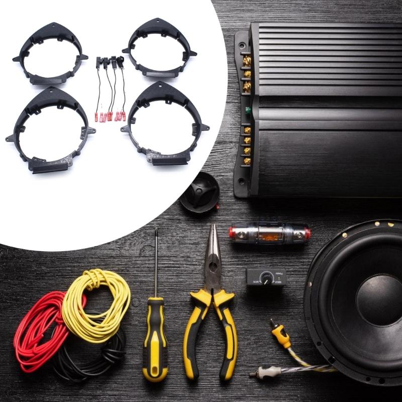 Car Front Rear Door Speaker Mounting Adapter Plate Bracket Spacer Rings for Car Loudspeaker Accessory