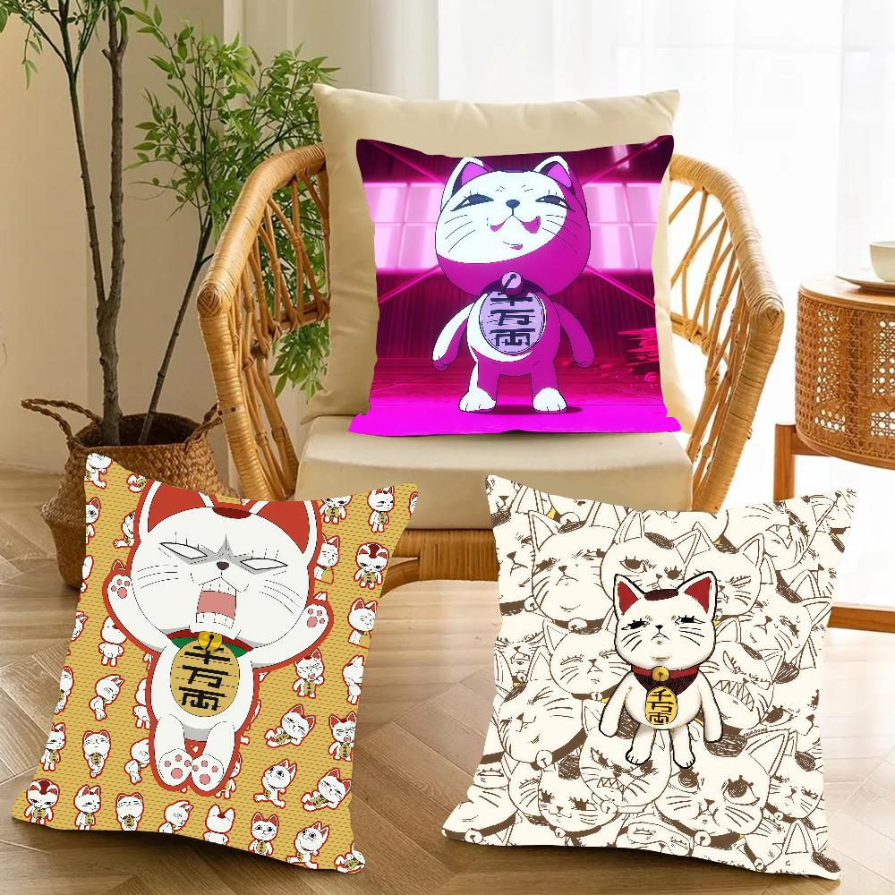 Anime D-DanD-dadan Turbo Granny Pillow Case Office Cushions Suitable For Sofa Car Bedroom Decorative Cushion Cover