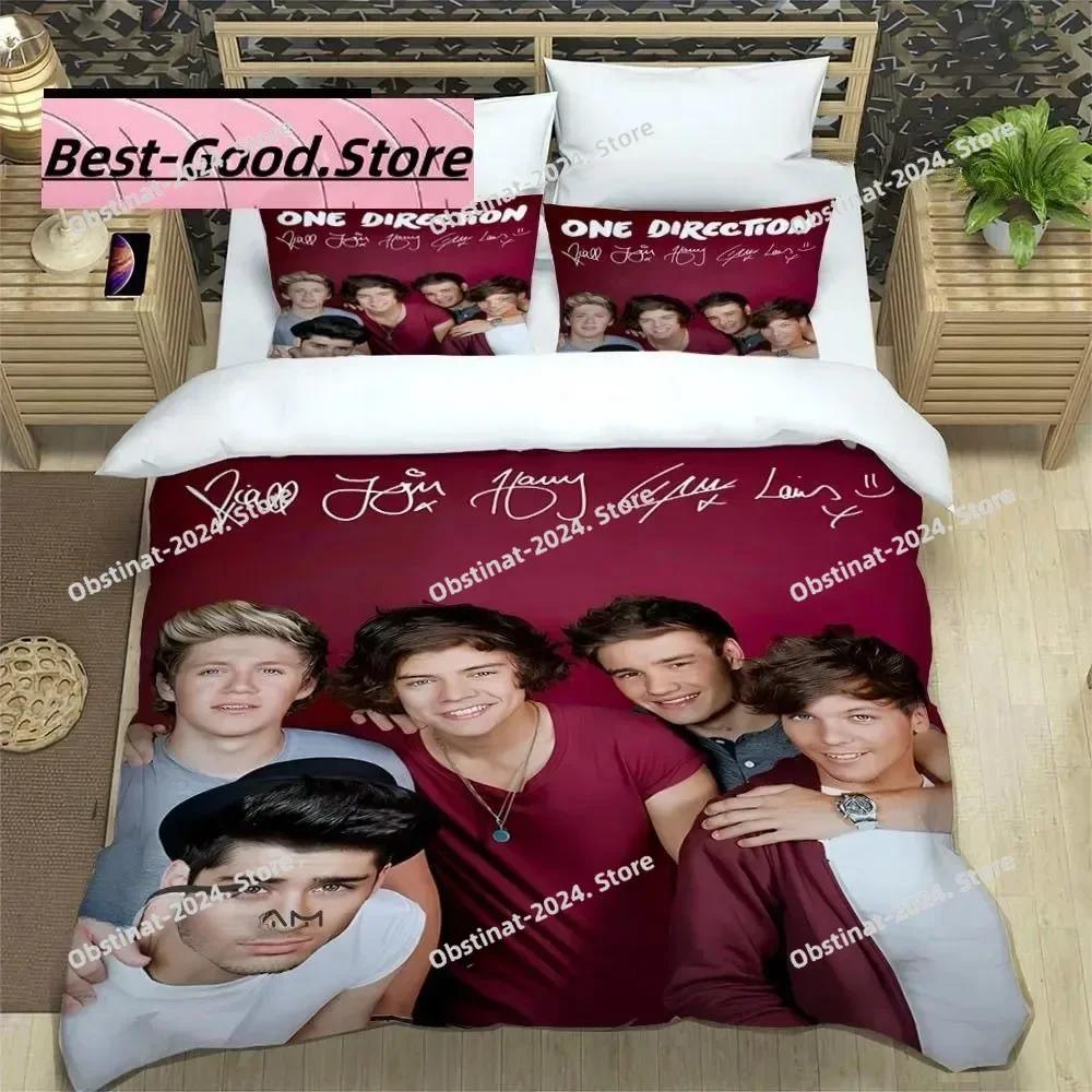 O-ONE Musikband D-Direction Bettwäsche-Set Bettwäsche-Set mit Kissenbezug Bettdeckenbezug Weich Einzel Doppel Queen Super King Größe