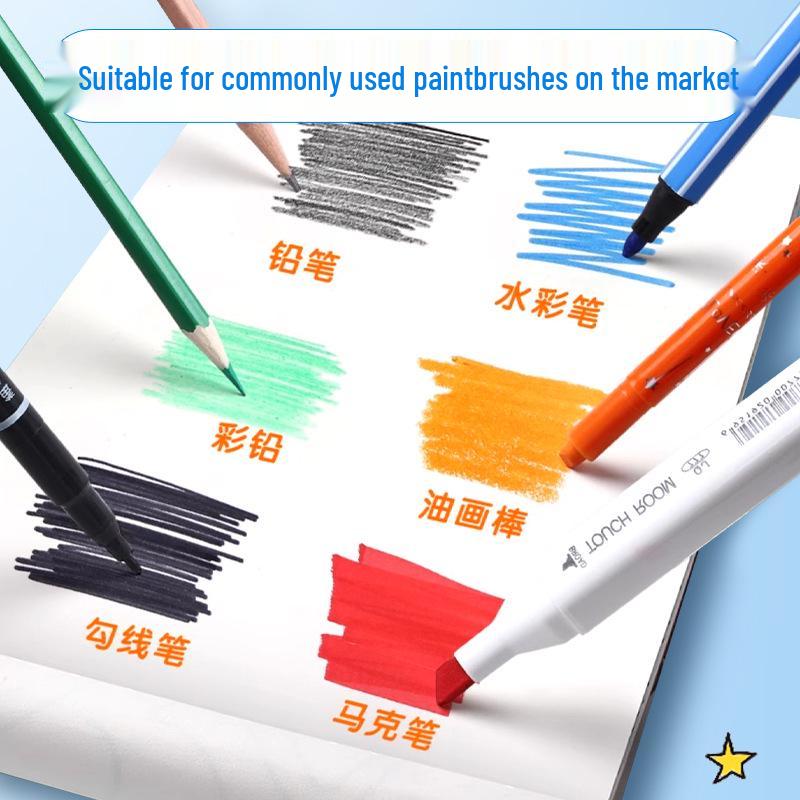 Kids' Art & Doodle Book: Thickened Hand-Painted Coloring for Kindergarten & Primary