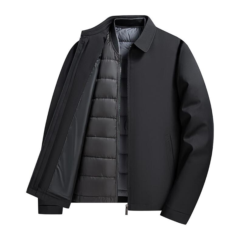 YAYA Men s Detachable Liner Lapel Down Jacket 185