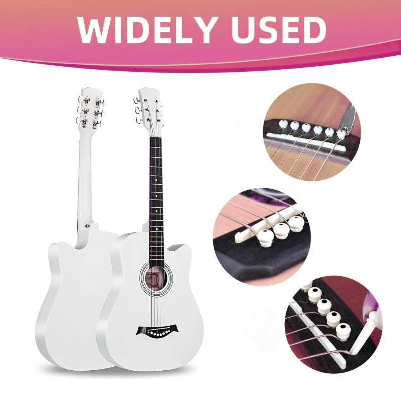 Durability ABS Material Acoustic Guitar Bridge Pins With Improved Vibration Transfer For Clear Tones