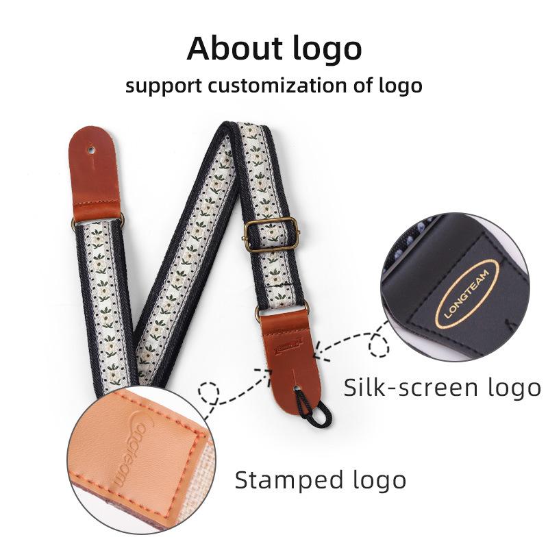 Longteam Embroidered Ukulele Strap