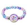 Braccialetto Casa delle Bambole Gabby Braccialetto Colorato Fashion con Perline di Vetro Cartone Animato Anime Gioielli Accessori Regalo di Compleanno per Bambini Ragazze