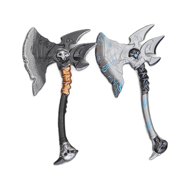 Medieval Military Soldier Weapon MOC Building Blocks Accessories Anime Figures Battle Axes Swords Gun Helmets Vest Toy Gift K018
