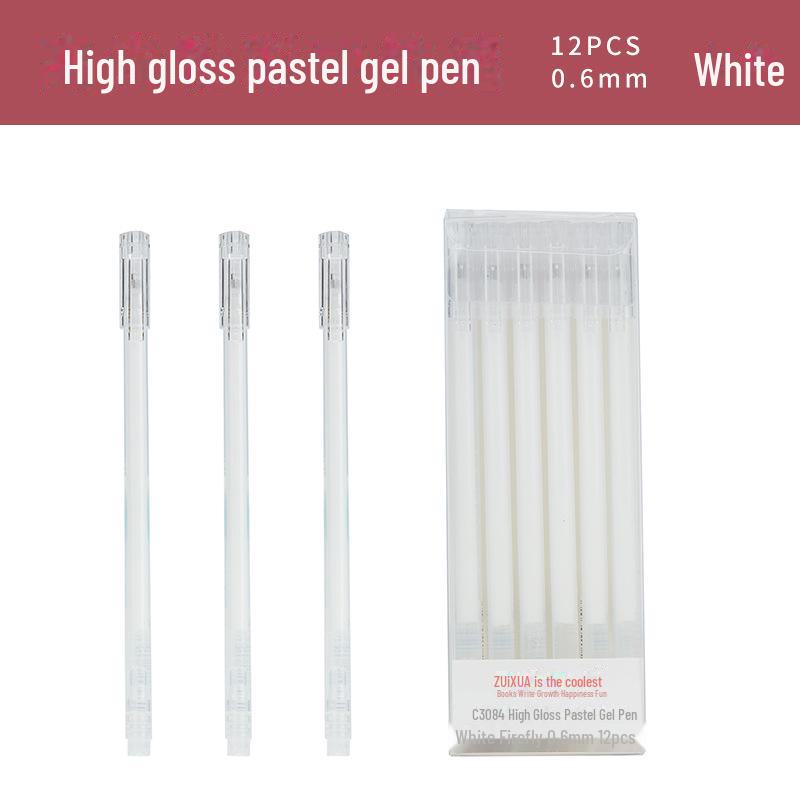 

Набор из 12 пастельных маркеров толщиной 0,6 мм с чернильницей большой емкости 0.6mm белый