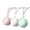USB Rechargeable Neck-Hanging Mini Fan with Silicone Strap - Portable Summer Cooling Solution