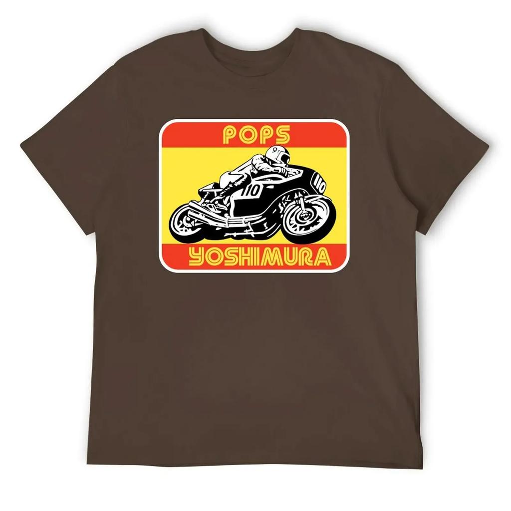 Sport T-shirts Hot Sale Funny Novelty Home Eur Size POPS Yoshimura Classic Round Neck T-shirt clothing harajuku