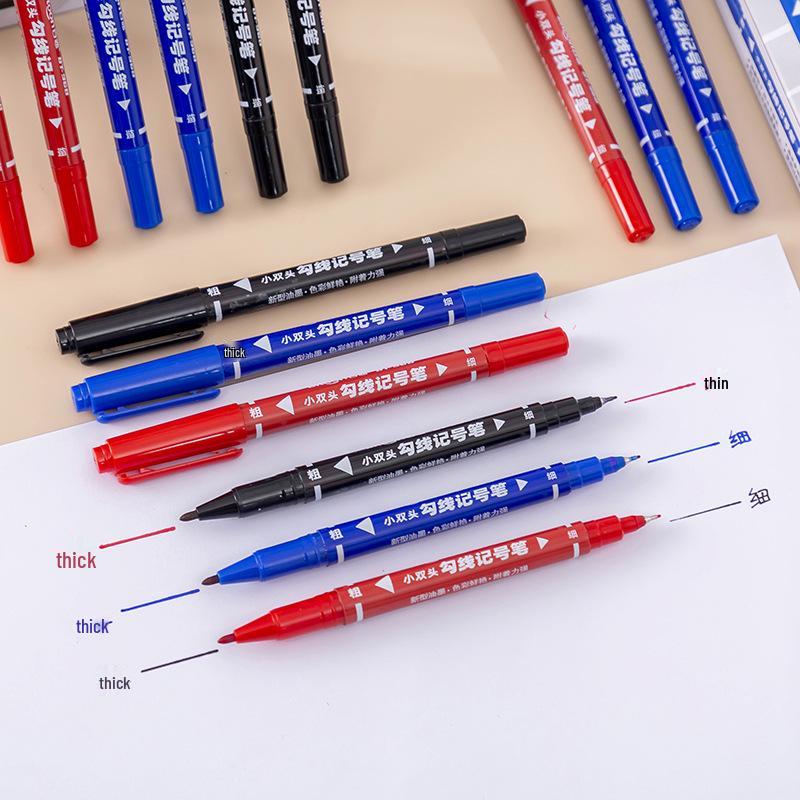 Baitong BT-968 Double-Ended Quick-Dry Black Outline Marker