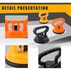 Glass Suction Cup Lifter Heavy Duty Tile Marble 3 Pack Black Orange Yellow