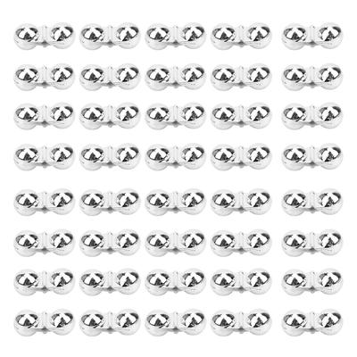 40Pcs Portable ABS Double Rattle Sea Fishing Attractor Bell Beads Accessory for Luring Fish