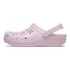 Crocs Sabots Classiques Bout Rond EVA Fleur Bourgeon Sabots Légers Femmes Sabots Rose 210927-6ZW