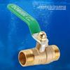 Male To Male Thread Brass Pipe Ball Valve Two Way Mini Ball Valve Shut Off Valve (G1 2 )