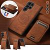 Odpinany 2 w 1 Skórzany Portfel Magnetyczny Uchwyt na Karty Etui na Telefon do Samsung Galaxy S24 S23 Ultra S22 Plus Ładowanie Bezprzewodowe