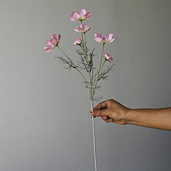Kunstig blomst Vanntett Realistisk Silke Stoff Tusenfryd Kunstig blomst for hjemmeinnredning