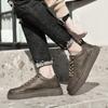 Men's shoes trend breathable soft sole cowhide invisible inner heightening board shoes British men's casual shoes