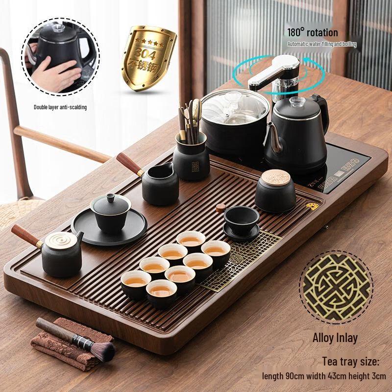 Qianyu Modern Chinese Automatic Celadon Tea Set