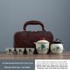 Chaxun Ru Kiln Portable Travel Tea Set
