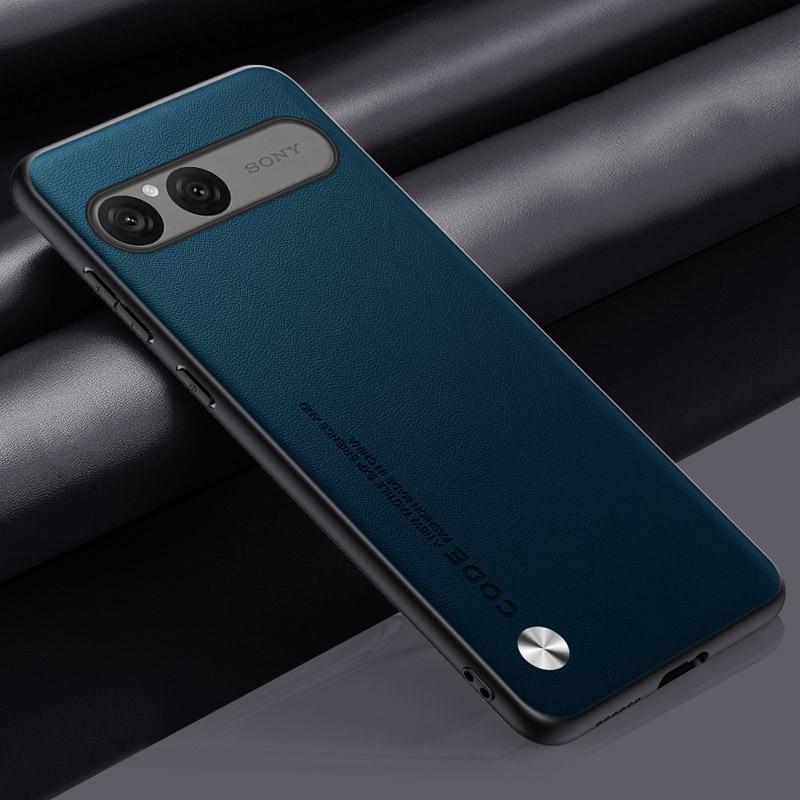 Luxuriöse PU-Lederhülle für Sony Xperia 10 VII 10VII Rückabdeckung Silikon Stoßfester Schutz Handyhülle für Sony Xperia10 VII