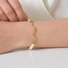 Chic Pepper Imitation Pearl Bead Bracelet for Women,Gold Plated Stainless Steel Chain Bracelets,Hot Sale Jewelry Gift