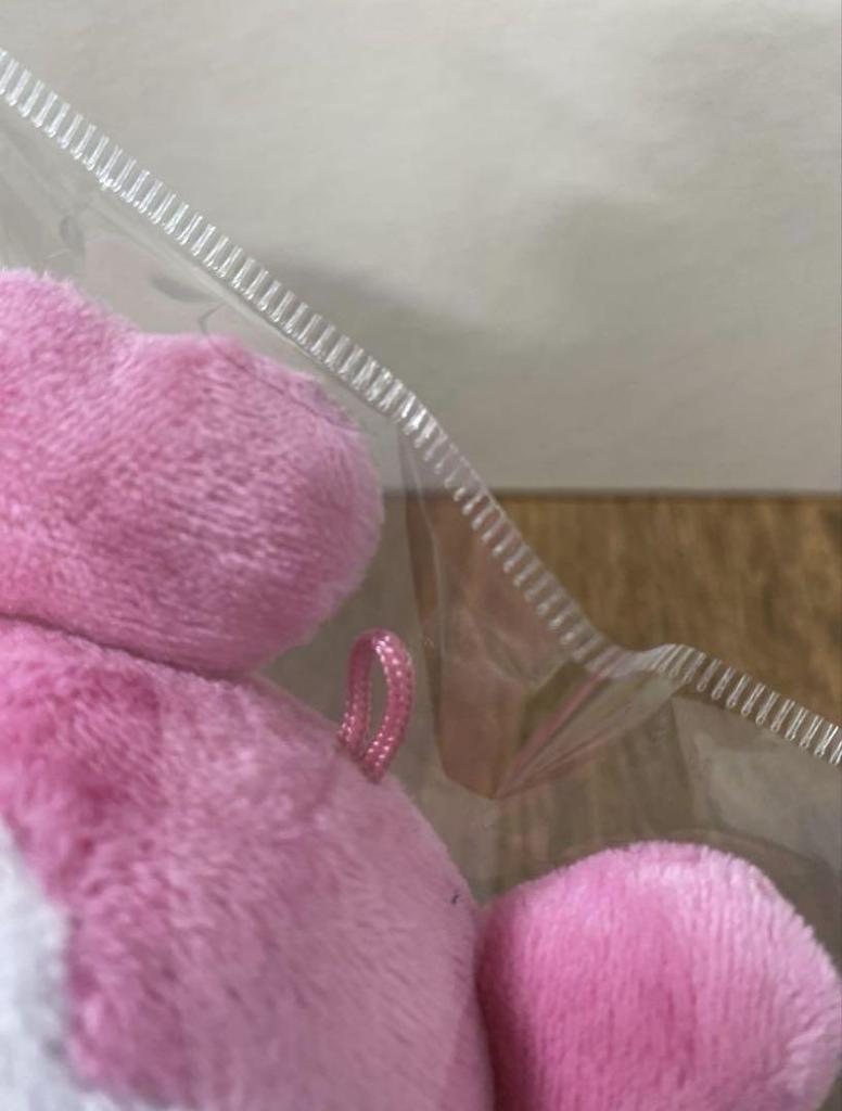 [USED] TWICE Lovely Keychain Bag Charm Mascot Pink BDZ