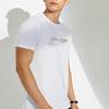 Li-Ning Solid Color Large Logo Quick-Dry Ice Silk Short Sleeve T-Shirt Men Tops White ATSS479-1