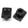 Adattatore Rotondo da 17mm Rotondo Morto a 4 Fibbie Adatto per la Maggior Parte dei Supporti per Telefono e Tablet per Auto Installazione Facile