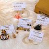 Women's Earrings Set Tassel Resin Earrings for Women Bohemian Fashion Jewelry Geometric Vintage Hoop Earings