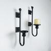 2pcs Wall Sconce Candle Holder,Vintage Design Metal Wall Candle Holder,Home Wall Decoration for Living Room,Bathroom,Dining Room