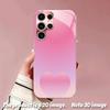 2DFlat Samsung electroplated tempered glass phone case,Soft Pink Heart DesignSuitable for Galaxy S26 S23 S24FE S25ULTRA S22 S21