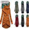 BITCED Damen Vintage Casual Herbst Winter Langarm Jacken & Mäntel