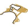 Engine Timing Cover Gasket Set No.24405911 for Chevrolet Sonic 1.8L 2012-2018 Chain Case Cover Gasket Long-lasting Sealing Metal 1 Pcs Gold Tone