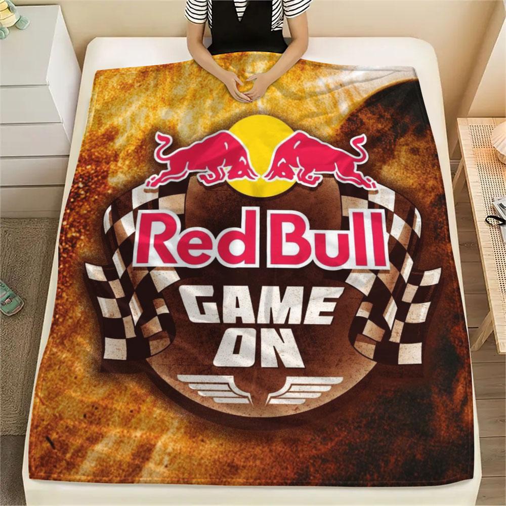 New York Red Bulls Printed Flannel Blanket, soft throw for bedroom sofa, washable,soccer fan merchandise, great gift.