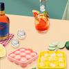 9 Grids Rose Shaped Silicone Ice Cube Tray Ice Molds Making For the Freezer Novelty Drink Tray For Chilled Cocktails Juice Drink