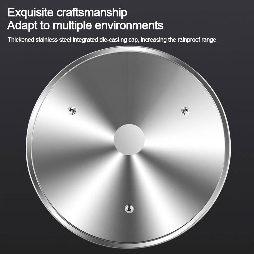 Stainless Steel Ventilated Rain Cap Exterior Wall Air Outlet Rain Pipe Cap  Fireplaces