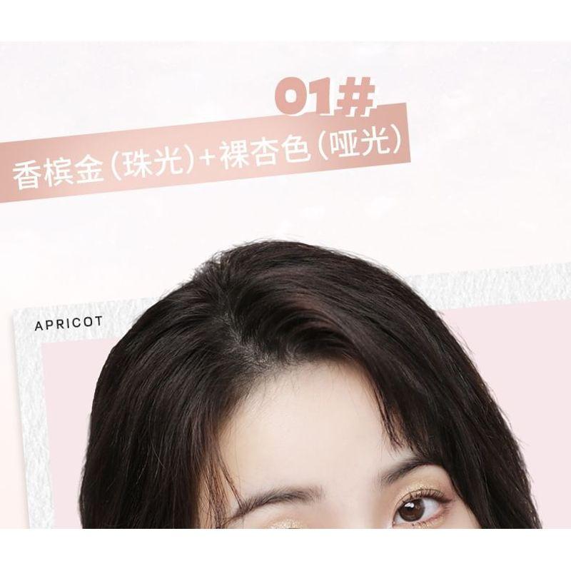 NOVO - Dual Head Aegyosal Eyeshadow Pen - 3 Shades