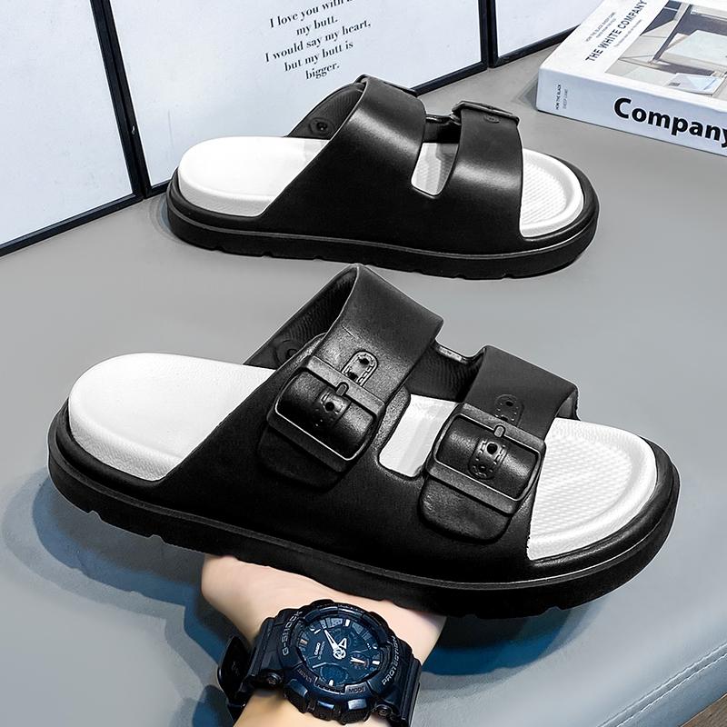 Slippers Men's Summer Outer Wear 2026 New Men's Beach Sandals Thick-Soled Casual Sandals