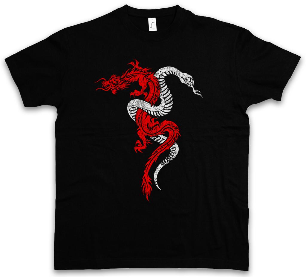 Dragon Snake Sign Tshirt And Tattoo Rpg Game