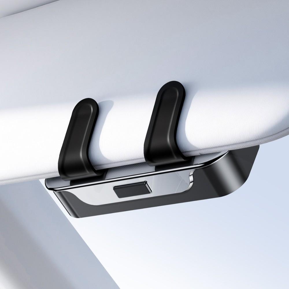 Flocking Inner Auto Sunglasses Organizer ABS Car Sunglasses Holder  Vehicle