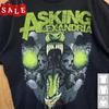 Retro Asking Alexandria Cotton Black All Size T Shirt Nh79 Vintage Soft Stylish Homme Unisex Breathable