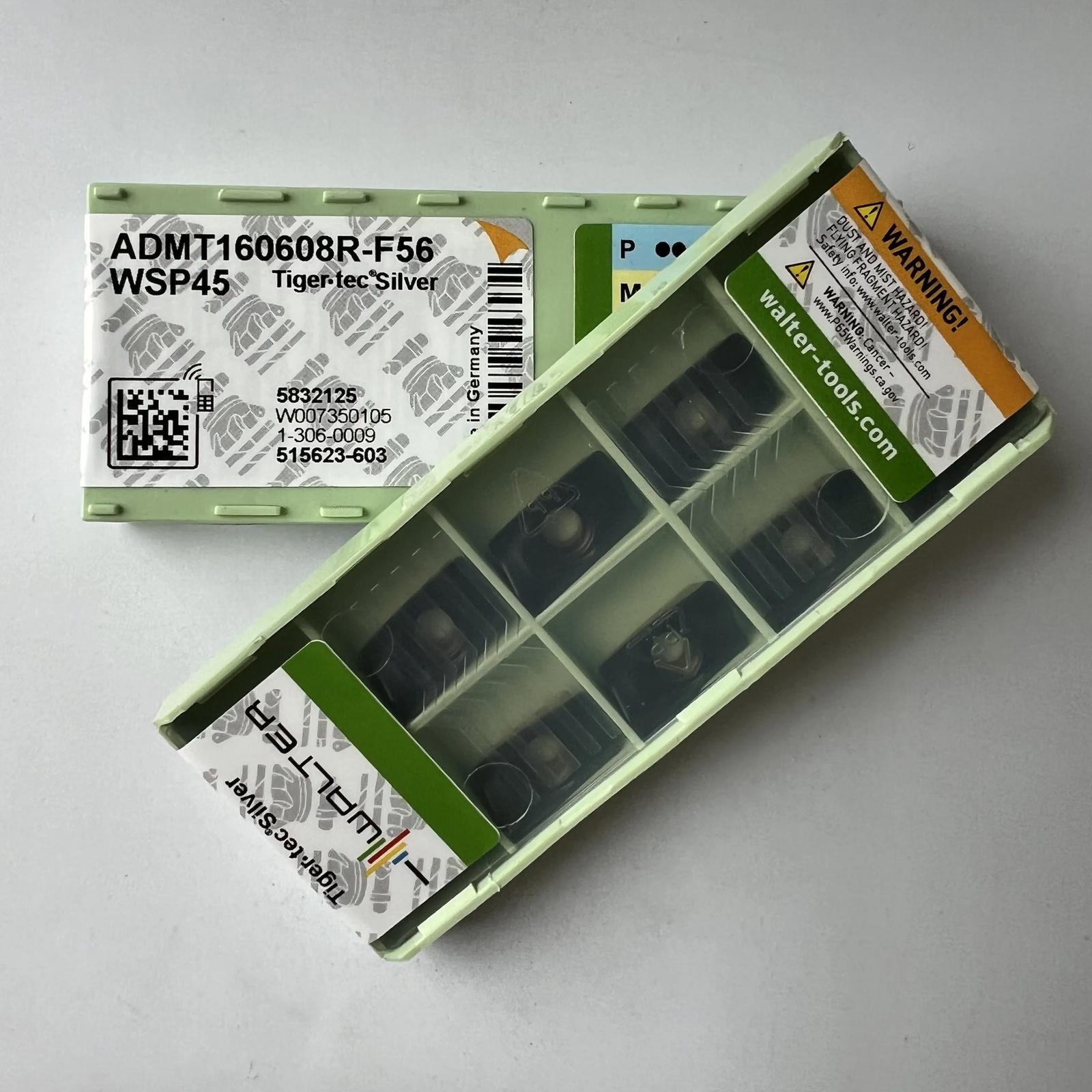 

Original / ADMT160608R-F56 WSP45 / Industrial indexable Carbide Inserts 10 Pcs