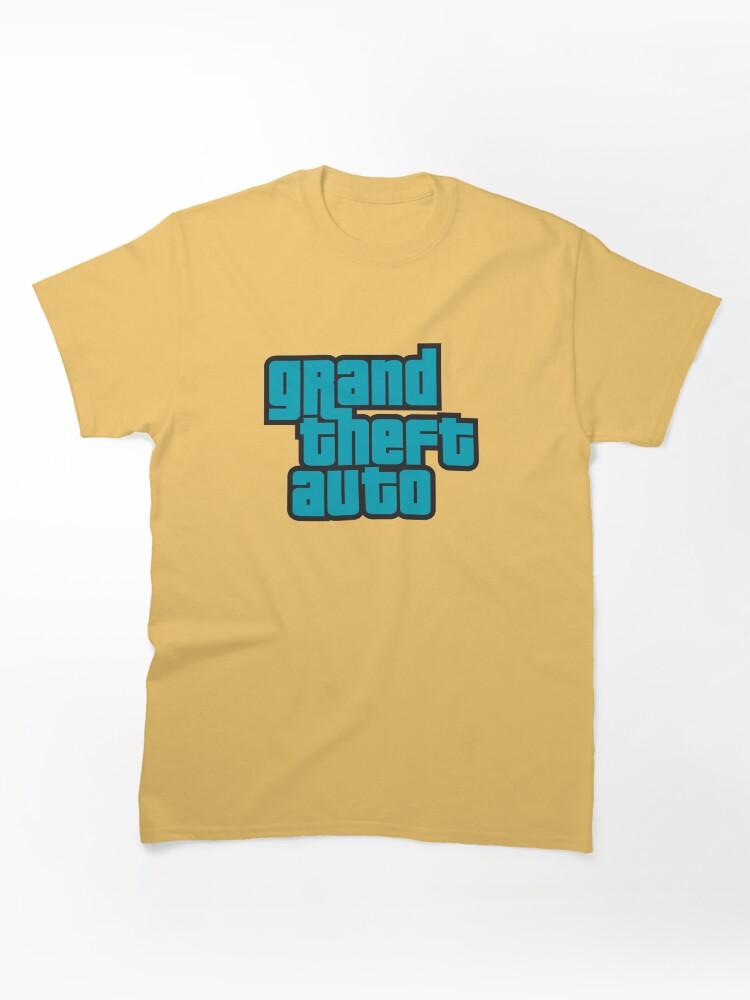 Grand Theft Auto GTA Grand Theft Auto Logo Cool Blue Classic T-Shirt