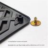 Driver's Car Floor Mat Repair Patch, Wear-Resistant Board, Anti-Wear Board, Anti-Slip Mat, Thickened Reinforced Plastic Oxford Tread