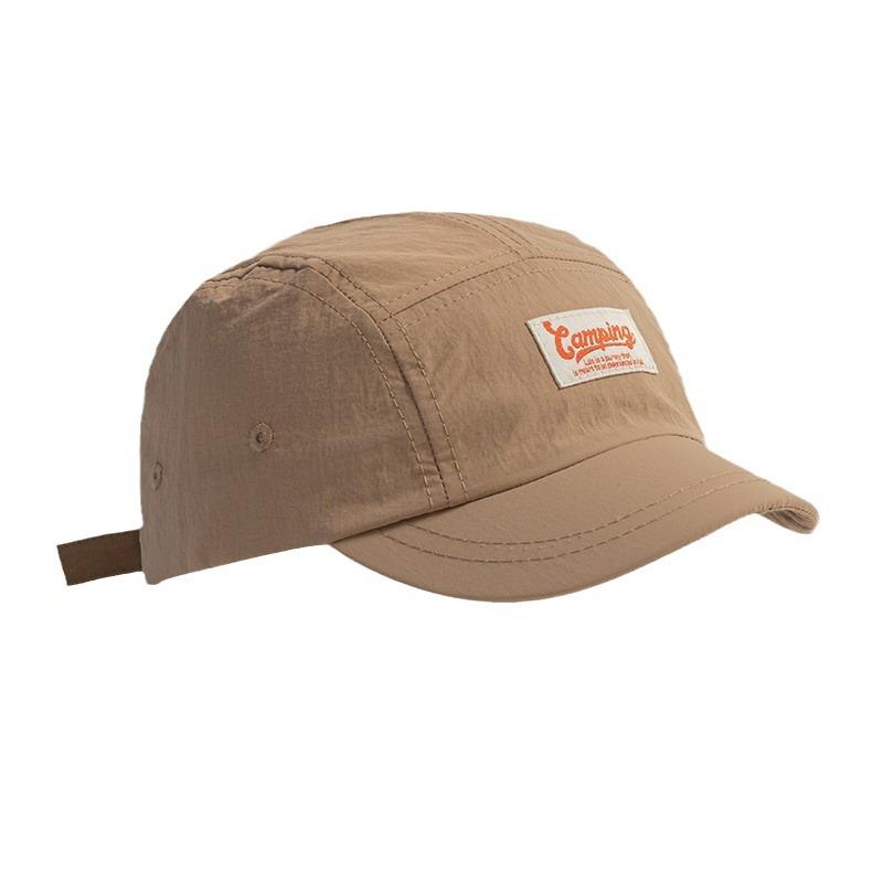 Short brim quick-drying baseball cap men's retro summer visor women's breathable sun protection outdoor cap