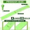 Braille Writing Board Kit 4 Lines 28 Cells Visual Impairment Aids Braille Self-Learning Kit Braille Boards/ Pen alphabet boards