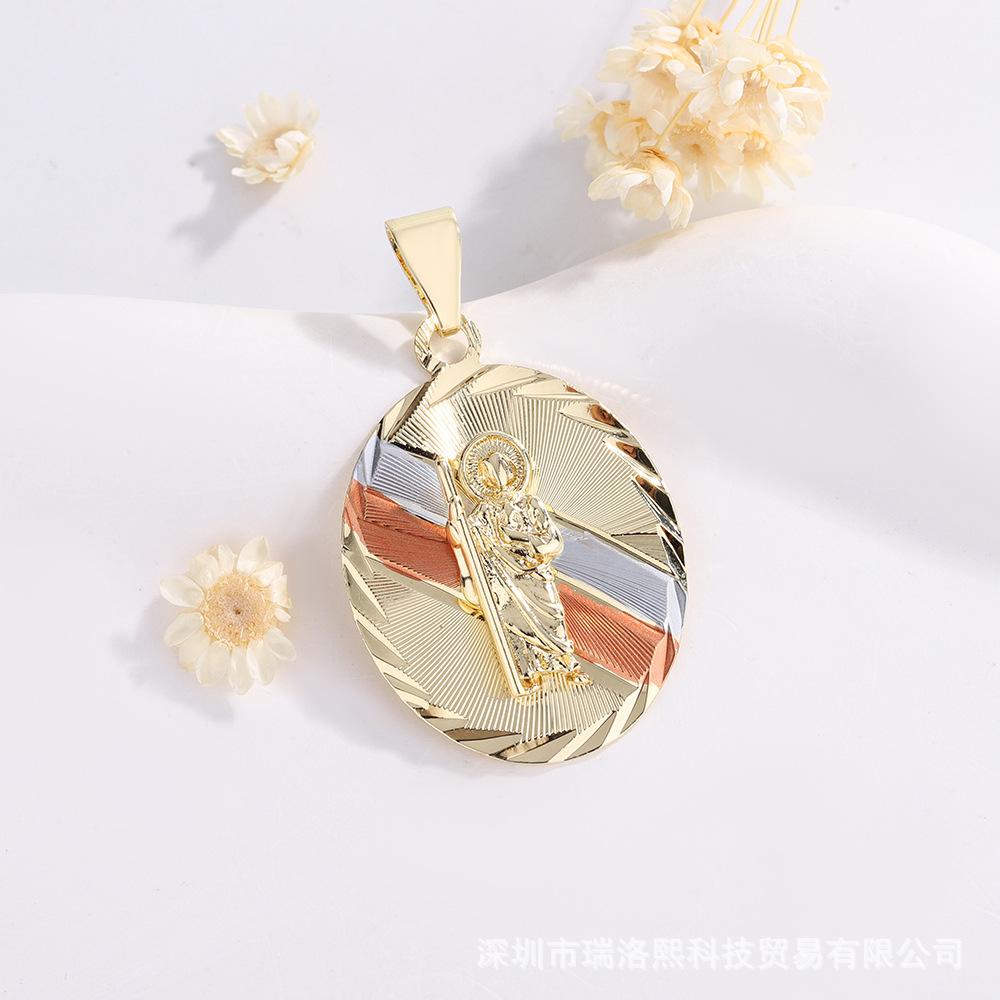 

Religious Saint Jude Father Pendant Men and Women DIY Personality Necklace Pendant