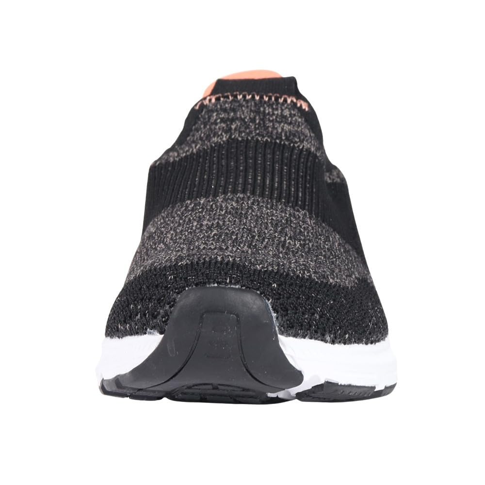 Moonstar Synergy Shock Wide SNGY 3E Cushion, Lightweight, Soft, Hands-Free Slip-On, Cushioned, Absorbing, Breathable, Fit, Women's, L25, Black, 22.5