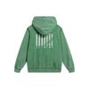 Li Ning Sports Lifestyle Series Letter Print Hooded Sweatshirt Unisex Sweatshirt Cool-Pine-Green AWDT383-1